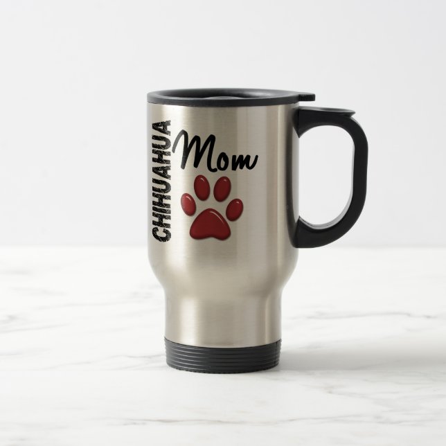 Chihuahua-Mama 2 Reisebecher (Rechts)