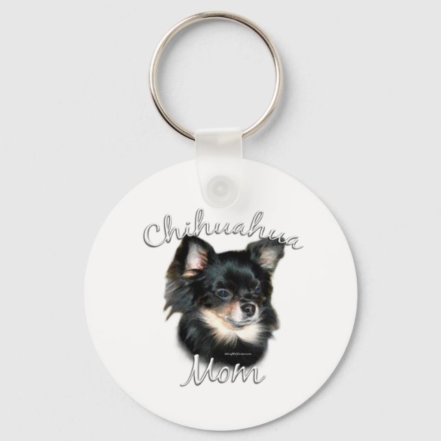 Chihuahua Mama 2 Schlüsselanhänger (Vorderseite)