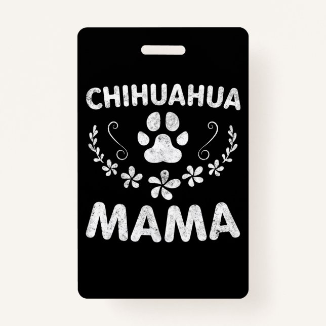 Chihuahua Mama Ausweis (Vorderseite)
