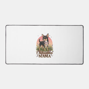 Chihuahua Mama Chien Bandana Floral Rose_1