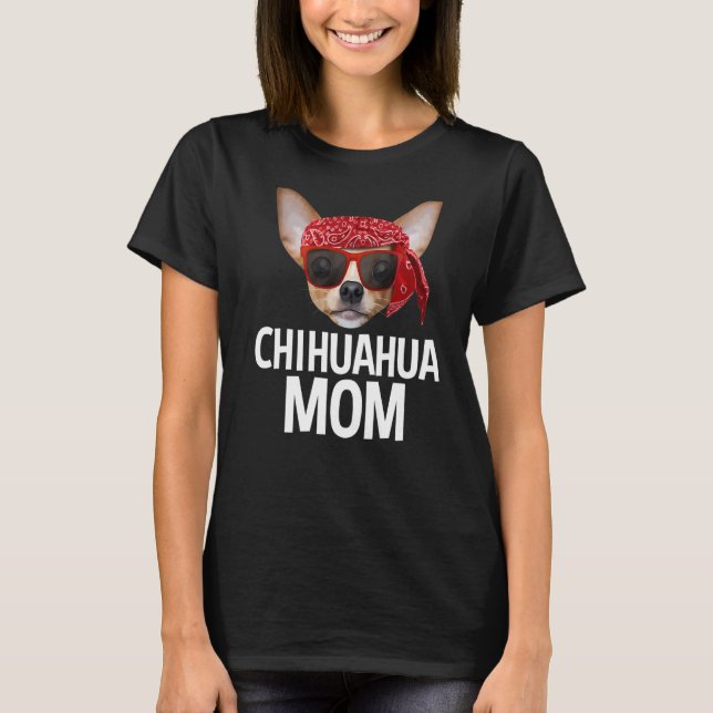 Chihuahua Mama für Frauen Chihuahua Kinder T-Shirt (Vorderseite)