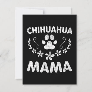 Chihuahua Mama Mitteilungskarte
