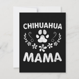 Chihuahua Mama Mitteilungskarte