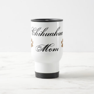 Chihuahua-Mama-Skript mit Pawprints Reisebecher
