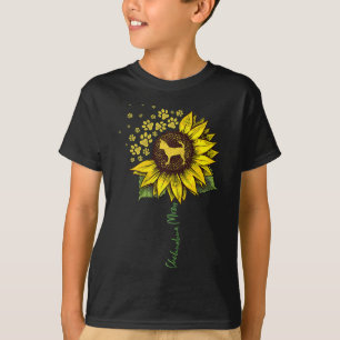 Chihuahua Mama Sunflower Chiwawa Lover gibt Dog Mo T-Shirt