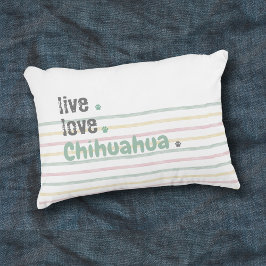 Chihuahua Maman Live Love Accent Coussin