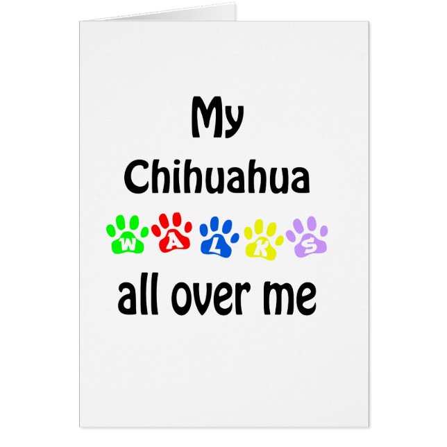 Chihuahua marche design (Devant)