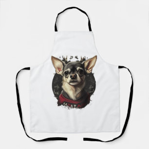 Chihuahua Merry Christmas X-Mas Tree Niedlich Schürze