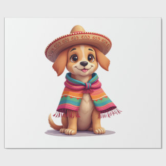Chihuahua Mexico Cinco de Mayo Funny Dog (1) Geschenkpapier