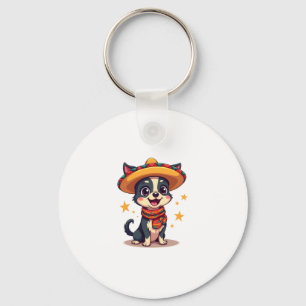 Chihuahua Mexico Cinco de Mayo Funny Dog Copy Schlüsselanhänger