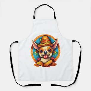 Chihuahua Mexico Cinco de Mayo Funny Dog Schürze