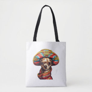 Chihuahua Mexico Cinco de Mayo Funny Dog Tasche