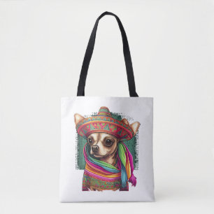 Chihuahua Mexico Cinco de Mayo Funny Dog Tasche