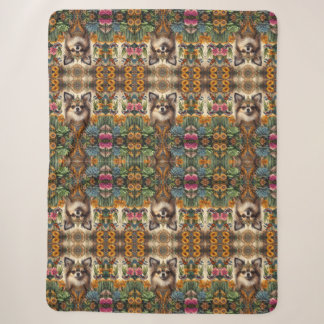 Chihuahua Mexikanisch Floral Abstrakt  Sherpadecke