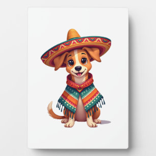 Chihuahua Mexiko Cinco de Mayo Lustiger Hund (2) Fotoplatte