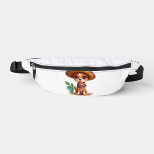 Chihuahua Mexiko Cinco de Mayo Lustiger Hund Bauchtasche