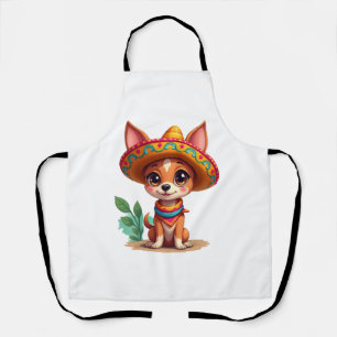 Chihuahua  Mexiko  Cinco de Mayo  Lustiger Hund    Schürze