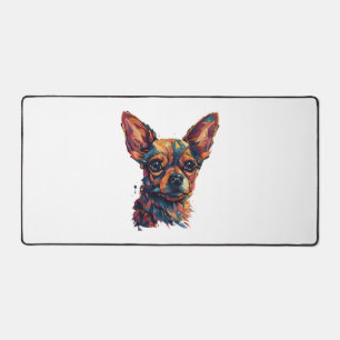 Chihuahua Mosaic Geometrical Art Chien