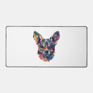 Chihuahua Mosaic Geometrical Art Chien