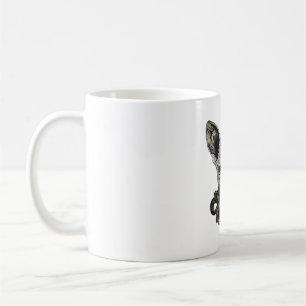 Chihuahua Mosaic Geometrie Art Dog Kaffeetasse