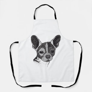 Chihuahua Mosaic Geometrie Art Dog Schürze