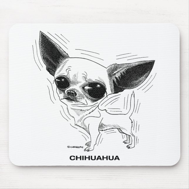 Chihuahua Mousepad (Vorne)