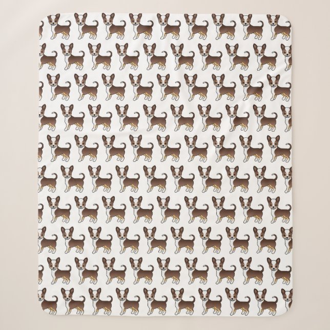 Chihuahua-Muster Sherpadecke (Vorderseite)