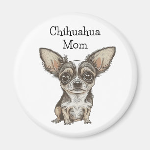 Chihuahua-Mutter Stolze Chi-Besitzerin Magnet
