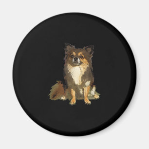 Chihuahua-Niedlicher Cartoon Grafischer Hund Magnet