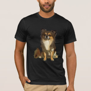 Chihuahua-Niedlicher Cartoon Grafischer Hund T-Shirt