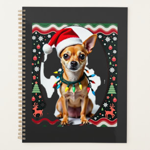 Chihuahua Noël Santa Sweatshirt Horrible Chien Amo