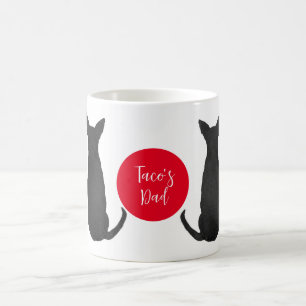 Chihuahua noir Mug personnalisé pour papa