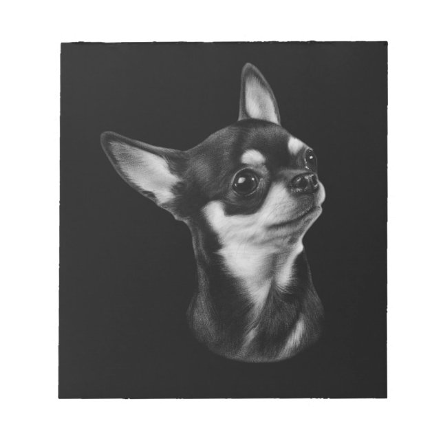 Chihuahua Notizblock (Vorderseite)