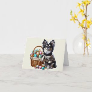 Chihuahua-Osterkarte zum Herunterladen Karte