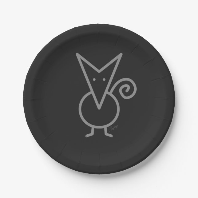 Chihuahua Pappteller (Vorderseite)