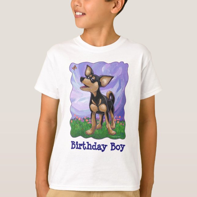 Chihuahua Party Center T-Shirt (Vorderseite)