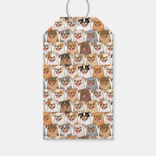 Chihuahua Pattern Geschenkanhänger