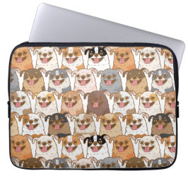 Chihuahua Pattern Laptopschutzhülle