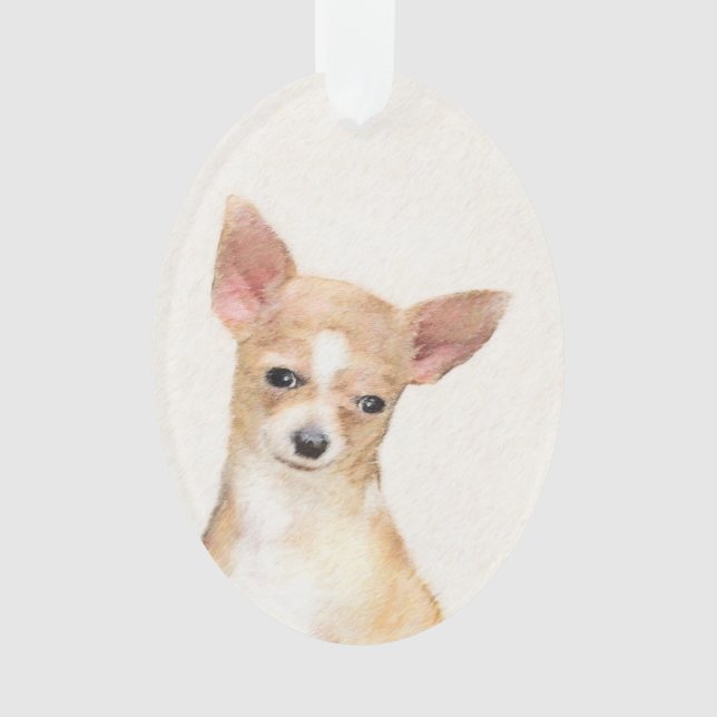 Chihuahua Peinture - Cute Original Chien Art (devant)