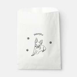 Chihuahua: Personalisierte Art Deco Geschenktütchen