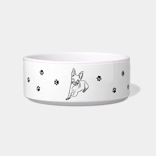 Chihuahua: Personalisierte Art Deco Napf