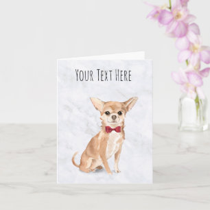 Chihuahua Personalisierte Grußkarte Karte