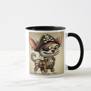 Chihuahua Pirat, König der Ozeane. Tasse