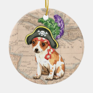 Chihuahua Pirate Keramikornament