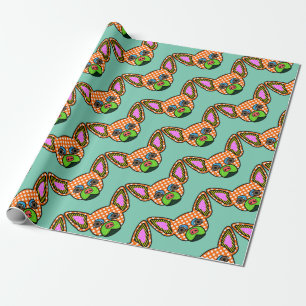 Chihuahua-Pop-Kunst Geschenkpapier
