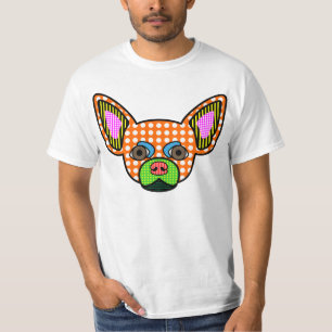 Chihuahua-Pop-Kunst T-Shirt
