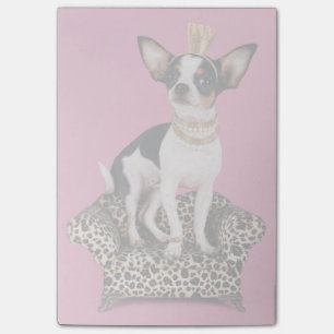 Chihuahua-Prinzessin Post-it Klebezettel