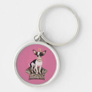 Chihuahua-Prinzessin Schlüsselanhänger