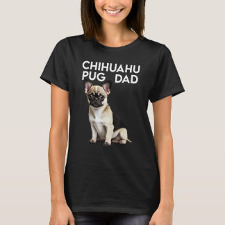 Chihuahua Pug Puggy Pug Pugly Mops Hund für den be T-Shirt