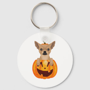 Chihuahua Pumpkin Schlüsselanhänger